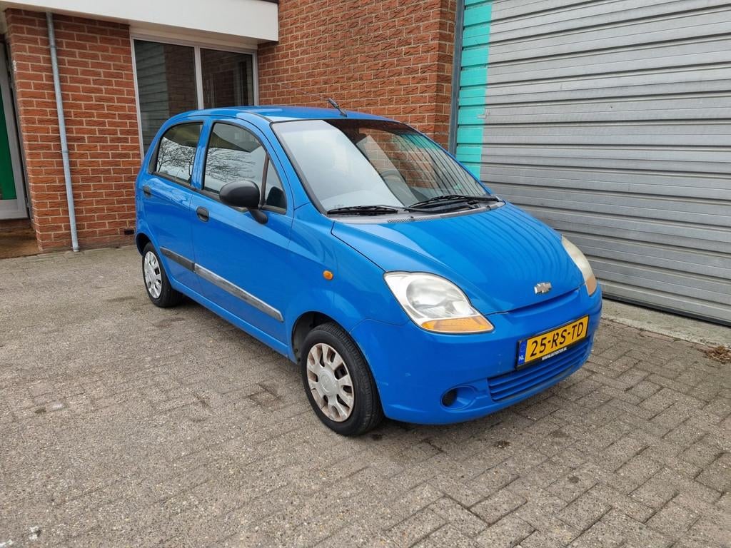 Chevrolet Matiz 0.8 Style AUTOMAAT! Bj:2005 NAP!, Auto's, Gebruikt, Blauw, Origineel Nederlands, Bedrijf