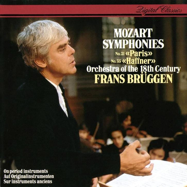 MOZART Symphonies no. 31 & 35 CD BRUGGEN PHILIPS TOP COND, Cd's en Dvd's, Cd's | Klassiek, Zo goed als nieuw, Orkest of Ballet