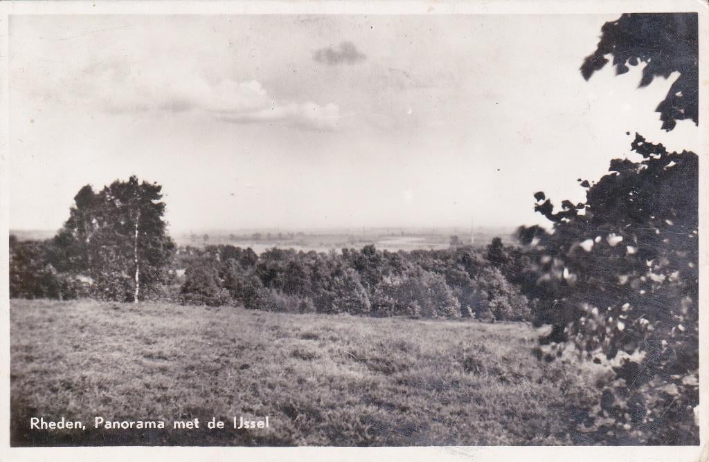 09021 Rheden - Panorama met de IJssel - gel. 1950, Verzenden, 1940 tot 1960, Gelopen, Gelderland