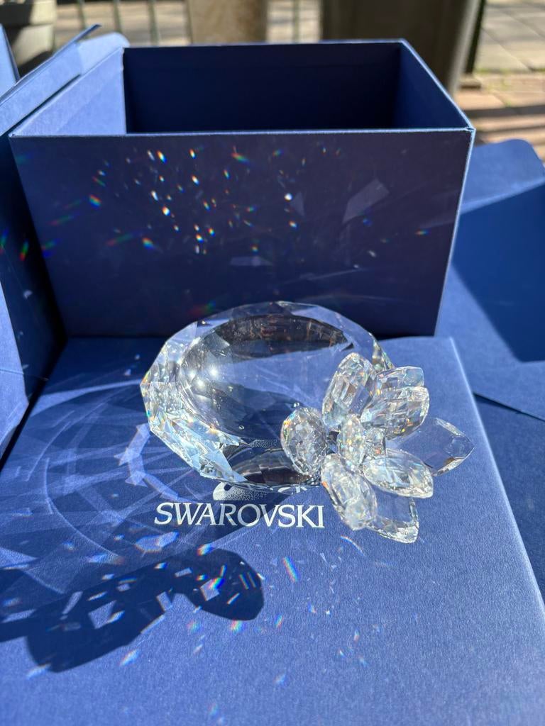 Swarovski Waterlelie Kom - Kristallen Decoratie, Ophalen, Zo goed als nieuw, Huisaccessoire