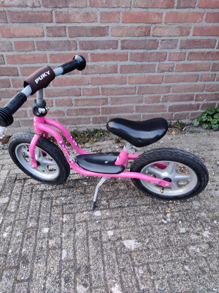 Puky loopfiets 12 inch roze, Ophalen, Gebruikt, Loopfiets