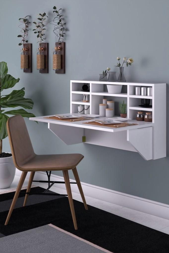 Wandbureau Gravare Inklapbaar - Beckenbau, Huis en Inrichting, Bureaus, Nieuw, Ophalen of Verzenden