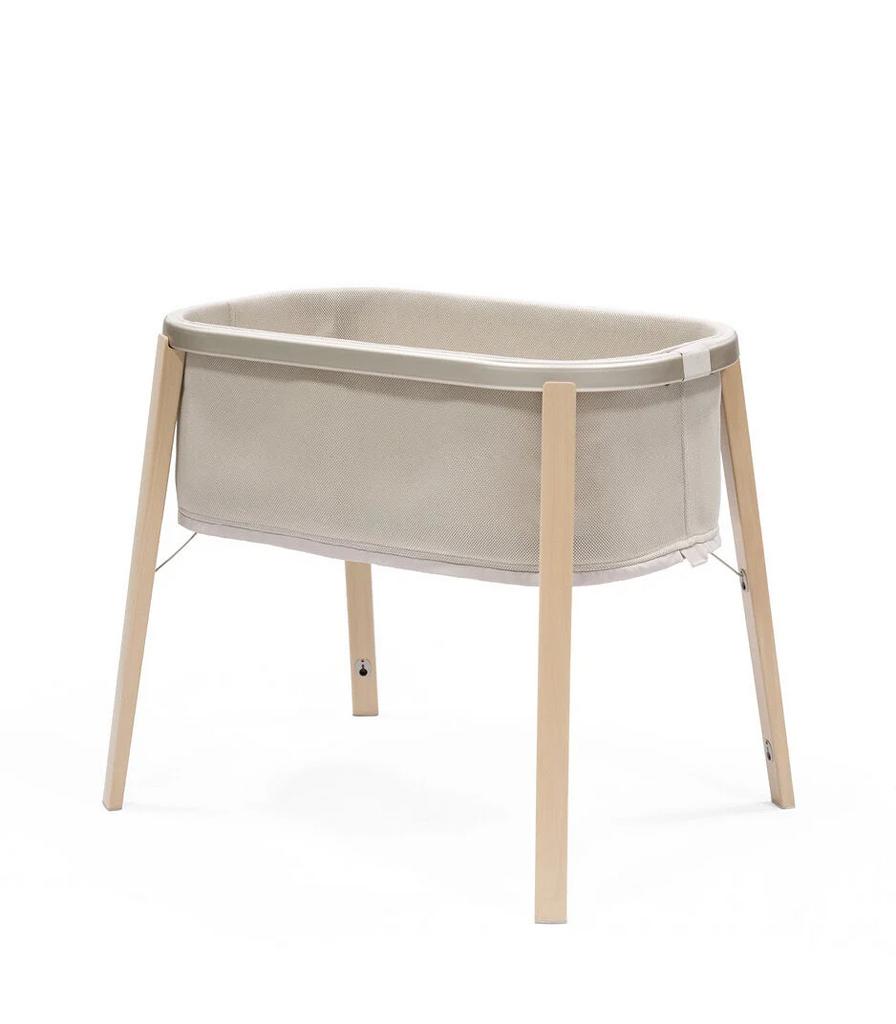 Stokke Snoozi wieg incl. matrasbeschermer, tas en hoeslakens, Ophalen, Zo goed als nieuw, Wieg