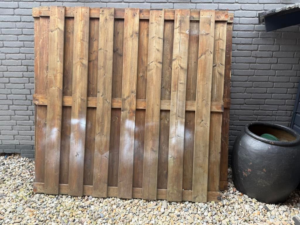 Schuttingdelen 180x 180, Tuin en Terras, Schuttingen, Minder dan 3 meter, Ophalen of Verzenden, Hout, 1 tot 2 meter