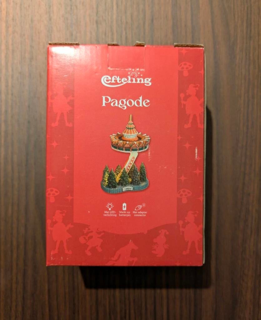 Efteling LuVille Pagode miniatuur *Nieuw*, Verzamelen, Verzenden, Nieuw, Beeldje of Poppetje