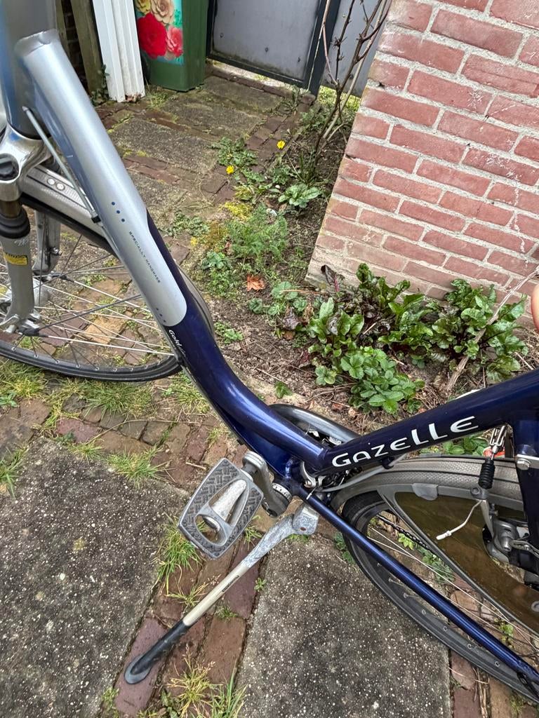Comfortabele Gazelle fiets met lange standaard, Fietsen en Brommers, 56 cm of meer, Ophalen of Verzenden, Gebruikt, Gazelle