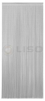 Aluminium Kettinggordijn/Vliegengordijn - Hoge dichtheid, Ophalen, 100 tot 150 cm, 200 cm of meer, Zo goed als nieuw