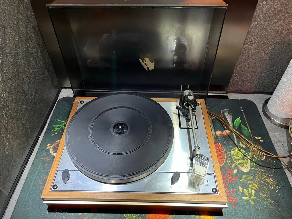 Thorens TD 166 Platenspeler - Klassieke Hifi, Ophalen of Verzenden, Gebruikt, Platenspeler, Thorens