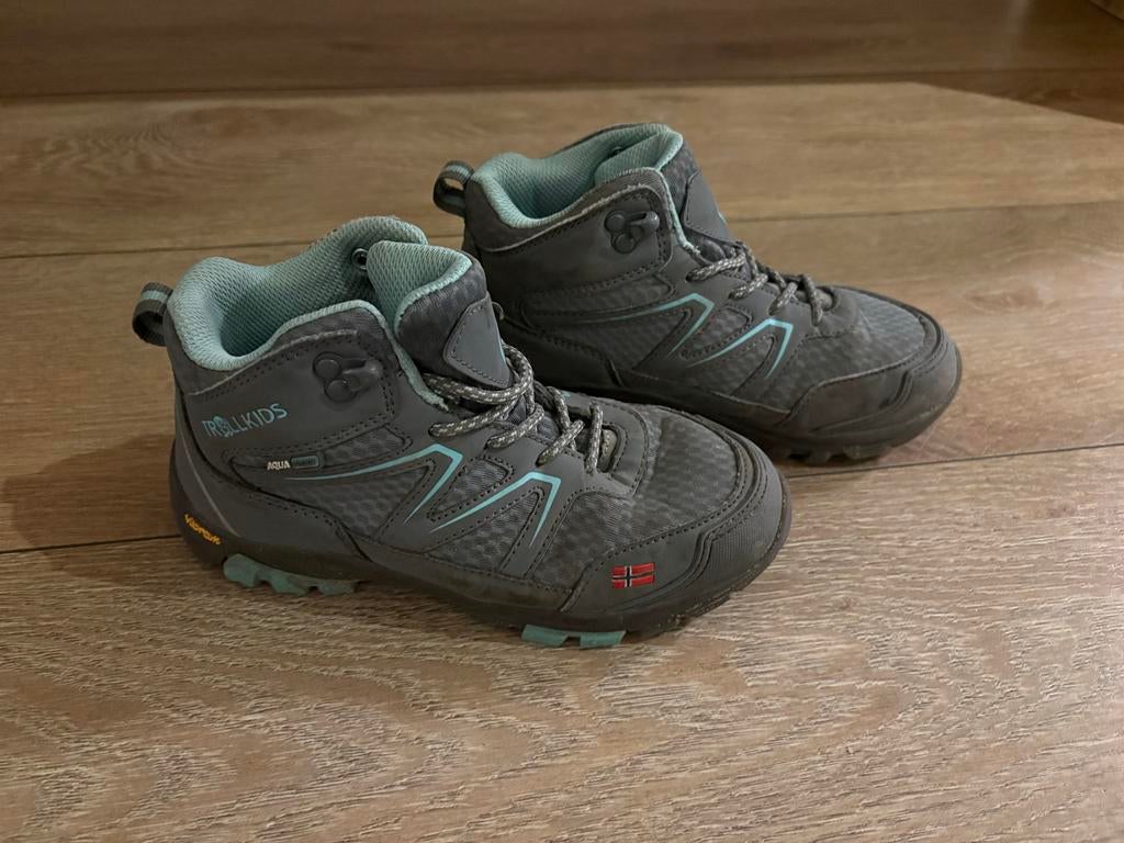 Trollkids Bergschoenen Maat 32 - Grijs/Blauw, Ophalen, Gebruikt, Schoenen