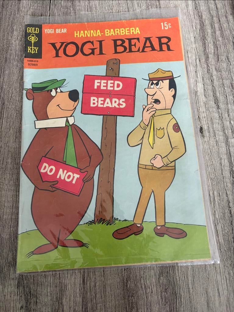 Yogi Bear Gold Key Comic - Amerikaanse Versie, Eén stripboek, Ophalen of Verzenden, Gelezen