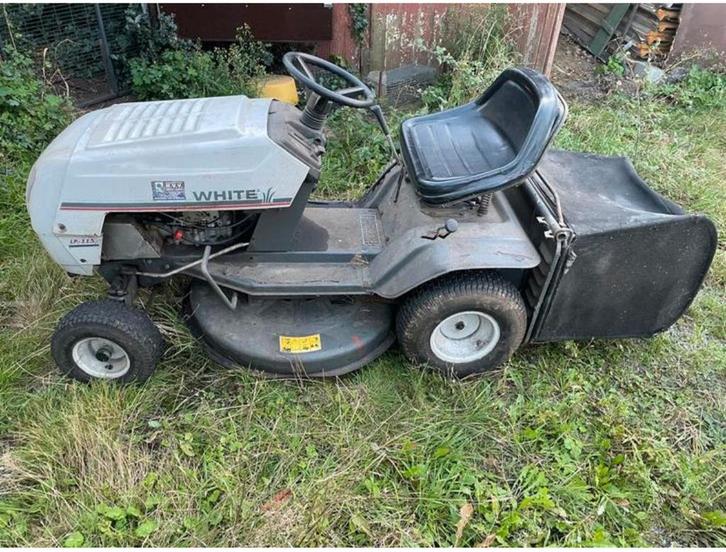 White zitmaaier, Tuin en Terras, Zitmaaiers, Gebruikt, Ophalen