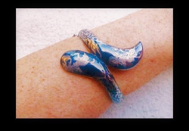 Bijzonder Zilveren Armband met Slang Design!, Verzenden, Zilver, Armband