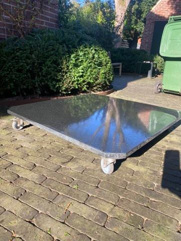 Parasolvoet- graniet zwart, Tuin en Terras, Parasols, Ophalen, Nieuw, Minder dan 1 meter, Parasolvoet