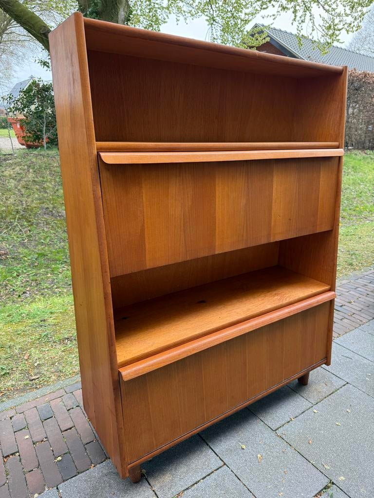 Vintage Pastoe stijl secretaire/drankkast, Huis en Inrichting, Ophalen, Gebruikt, Gijpsvintage, Pastoe