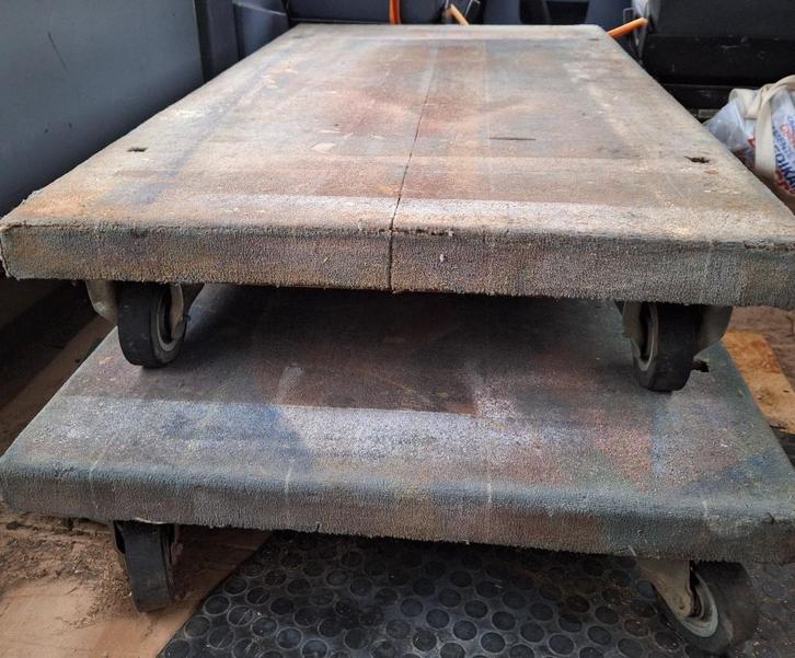 dolly platform transport, Doe-het-zelf en Verbouw, Transportwagens, Gebruikt, Transportkar, 100 liter of meer, Ophalen