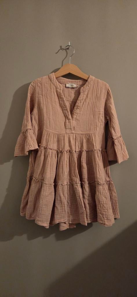 Devotion Twins Stars jurk roze - 6 tot 8 jaar, Meisje, Ophalen of Verzenden, Zo goed als nieuw, Devotion twins