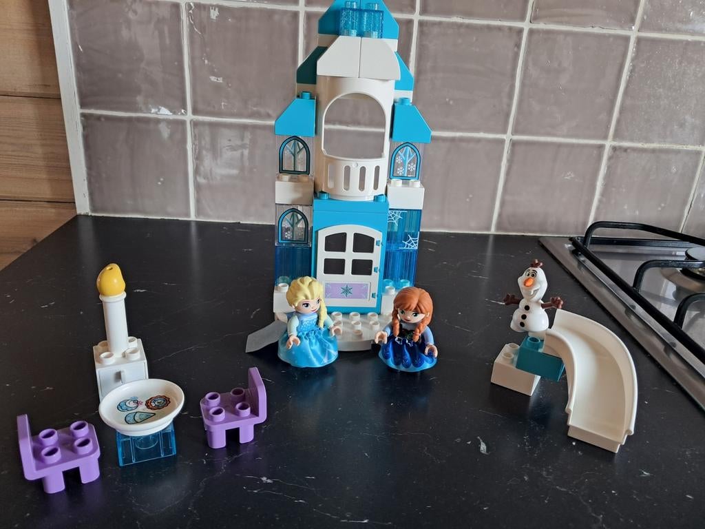 Duplo Frozen ijskasteel, Ophalen of Verzenden, Gebruikt, Duplo