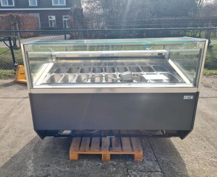 Schepijsvitrine ijsvitrine schepijs, Zakelijke goederen, Horeca | Keukenapparatuur, Koelen en Vriezen, Gebruikt, Ophalen