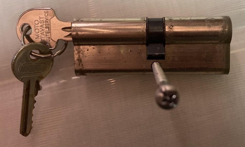 Cilinderslot 35 – 40, Ophalen of Verzenden, Gebruikt, 50 tot 100 mm, Overige typen