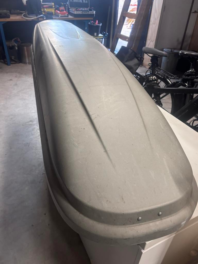 Gebruikte dakkoffer met bevestigingsmateriaal, Ophalen of Verzenden, Gebruikt