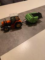 Britains renault turbo 145-14 met balenperst, Hobby en Vrije tijd, Ophalen of Verzenden, Zo goed als nieuw, Auto, Britains