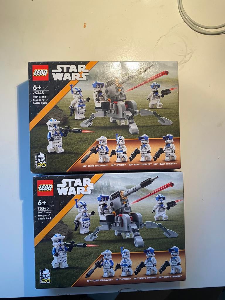 Lego Star Wars 75345 The Clone Wars 501st battle pack, Kinderen en Baby's, Speelgoed | Duplo en Lego, Ophalen of Verzenden, Zo goed als nieuw