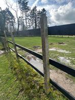 40 stuks gerecyclede kunststof palen 2.40 m lang grijs, Tuin en Terras, Ophalen, Gebruikt, 180 tot 250 cm, Palen