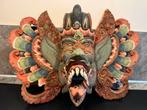 Oud antiek handgesneden Balinees Barong Masker, Ophalen of Verzenden