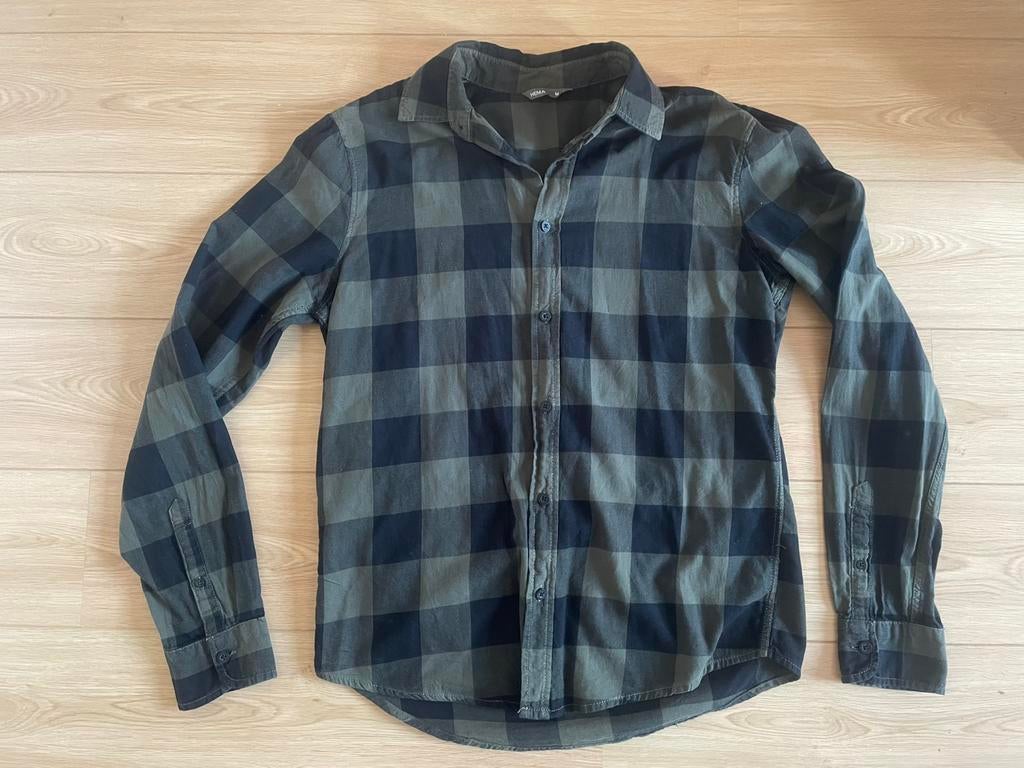 Geruite blouse maat S, Kleding | Heren, Overhemden, Ophalen of Verzenden, Zo goed als nieuw, Blauw