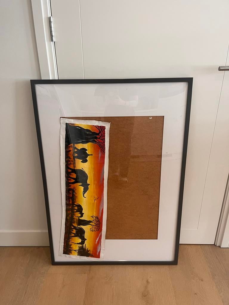 IKEA Lijst met Passe-partout - 72,5x102,5 cm, Huis en Inrichting, Woonaccessoires | Lijsten, Ophalen, Gebruikt, 75 tot 100 cm