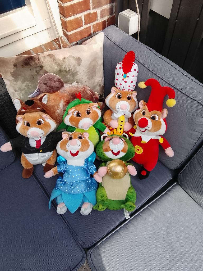 Grote verzameling Albert Heijn hamsters (60 stuks) + sjaals, Gebruikt, Hamster, Met kleding of accessoire, Albert Heijn