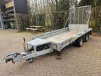 Ifor Williams GX125HD zware machinetransporter 3500kg, Auto diversen, Aanhangers en Bagagewagens, Ophalen, Gebruikt
