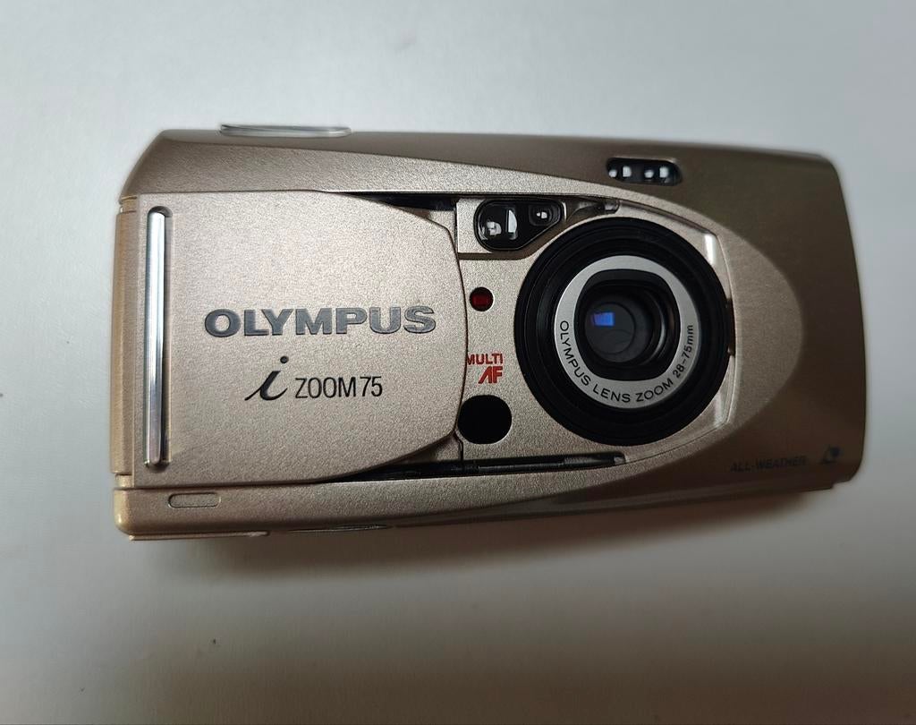Olympus Mju iZoom 75 - Compacte analoge camera, Ophalen of Verzenden, Gebruikt, Compact, Olympus