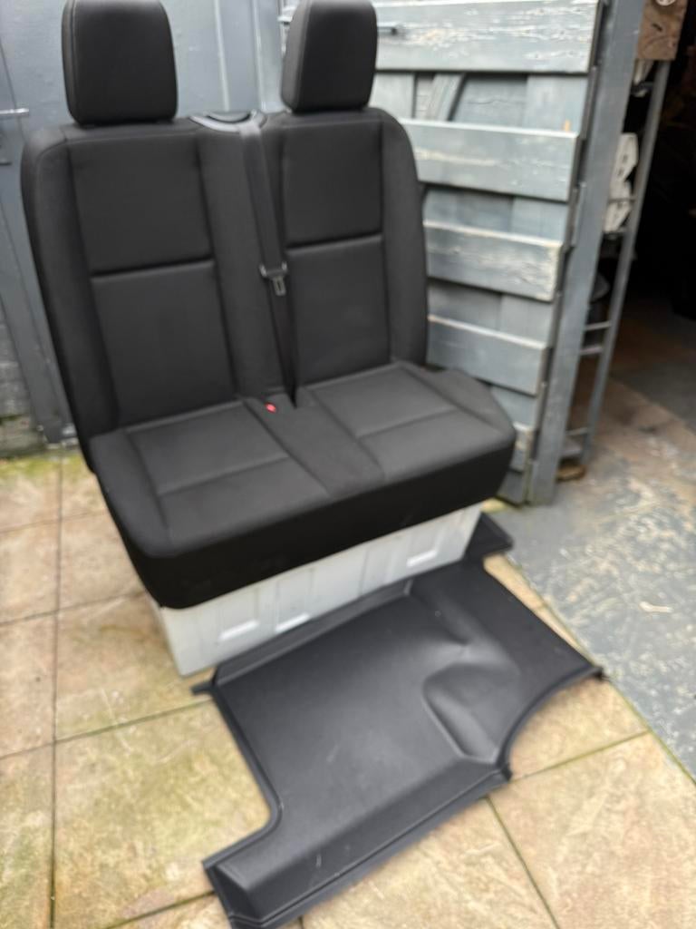 Bijrijdersbank voor Mercedes sprinter 907/910 zwart stof, Auto-onderdelen, Interieur en Bekleding, Mercedes-Benz, Gebruikt, Ophalen