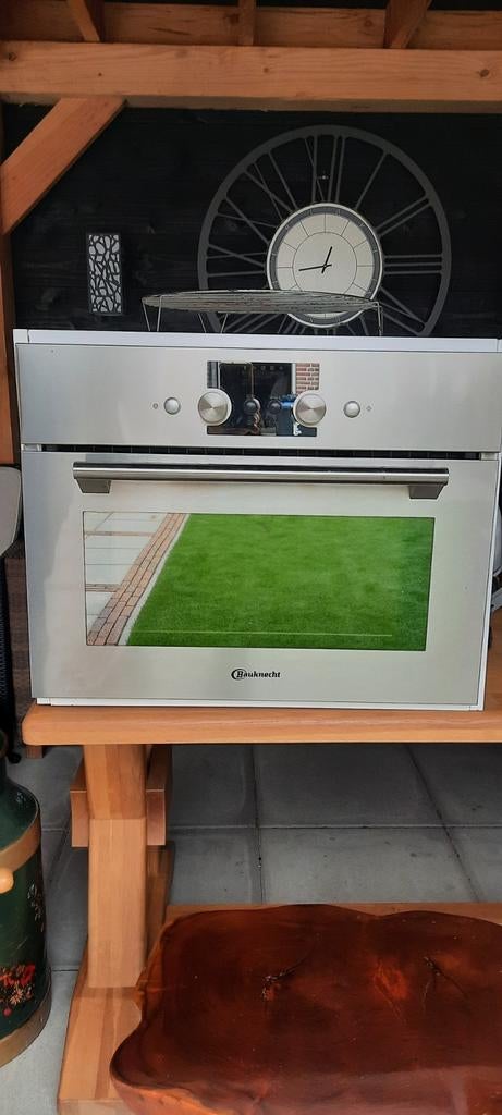 Bauknecht Combimagnetron - Inbouw, Witgoed en Apparatuur, Magnetrons, Gebruikt, Inbouw, Combimagnetron, 60 cm of meer, Grill, Hete lucht