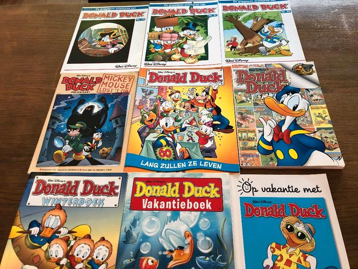 8x Donald Duck en 5x Suske en Wiske, Boeken, Stripboeken, Gelezen, Meerdere stripboeken, Ophalen of Verzenden