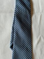 Massimo Dutti zijden das - Blauw met witte stippen, Ophalen of Verzenden, Zo goed als nieuw, Blauw, Met patroon