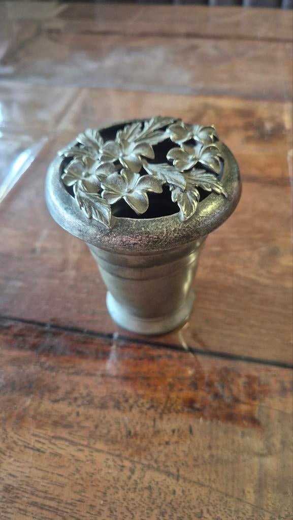 Mignon Pewter 95% tinnen potje met deksel, Ophalen of Verzenden