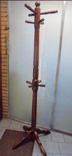 Donker eiken staande kapstok, Ophalen, Hout, Staande kapstok, 150 tot 200 cm