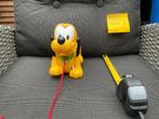 Gebruikte, niet kapot, Disney Pluto loopwagentje met touw, Ophalen, Goofy of Pluto, Gebruikt, Beeldje of Figuurtje