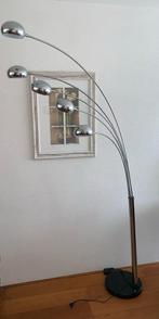 Vintage  booglamp met 5 lampen, Ophalen, Zo goed als nieuw, Metaal, 150 tot 200 cm