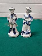 -	Beelden stel met banjo en harp, Verzamelen, Ophalen of Verzenden