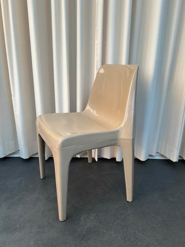 Space Age set (4) Schröder & Henzalmann Stoelen Jaren '70, Huis en Inrichting, Stoelen, Gebruikt, Eén, Kunststof, Overige kleuren