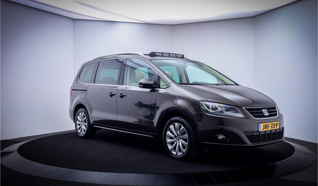 SEAT Alhambra 2.0TSI Dsg 7P STYLE Intense PANO | XENON | CAM, Stof, Gebruikt, Beige, Bedrijf