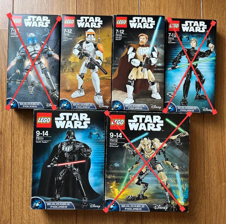 Lego Star Wars 75108, 75109 en 75111, Kinderen en Baby's, Speelgoed | Duplo en Lego, Zo goed als nieuw, Lego, Complete set, Ophalen of Verzenden