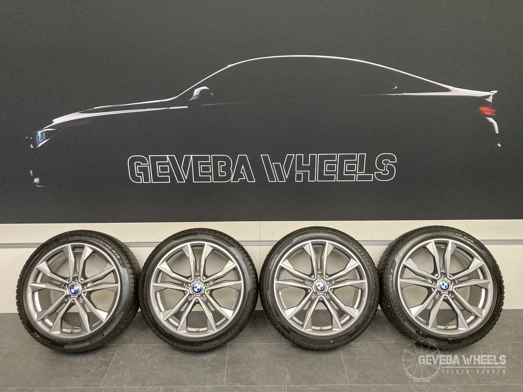 19” originele BMW X1 F48 / X2 F39 velgen + winterbanden 715M, 19 inch, Gebruikt, -, -