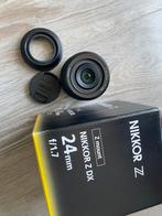 ZGAN Nikon Nikkor Z DX 24mm 1.7 lens, Audio, Tv en Foto, Fotografie | Lenzen en Objectieven, Ophalen of Verzenden, Zo goed als nieuw