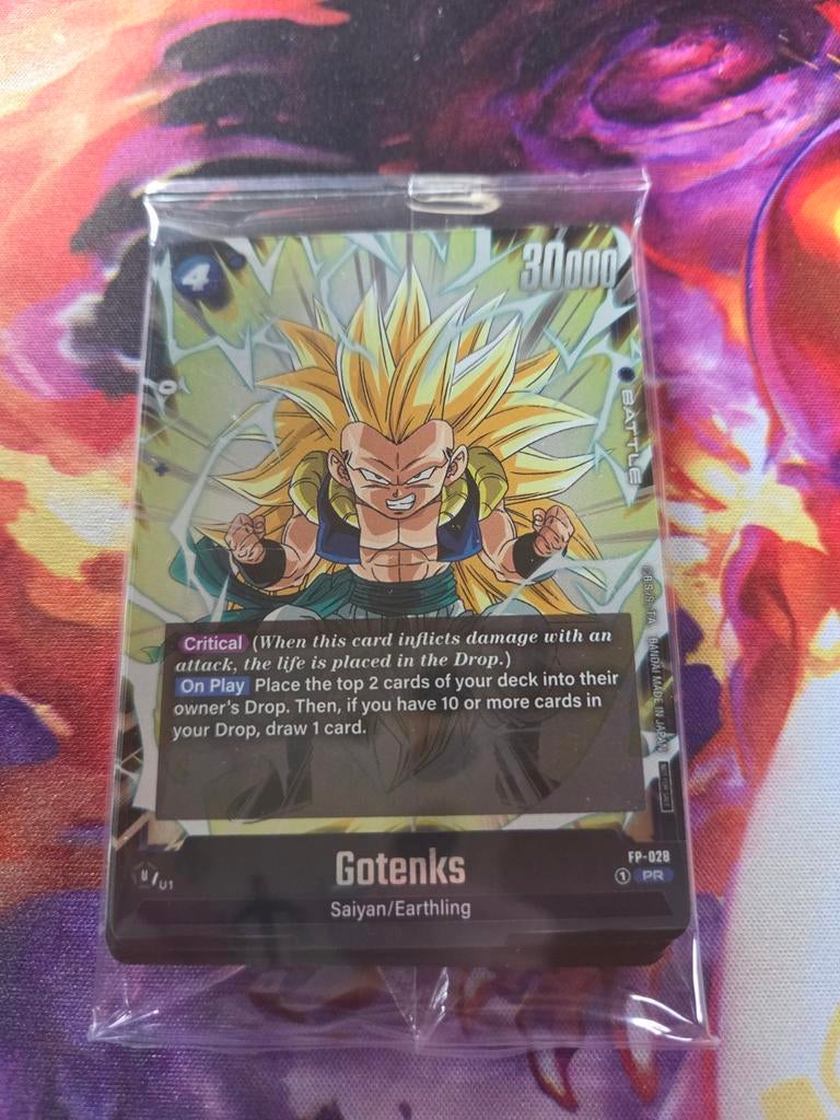 Dragon ball Gotenks fp-028 sealed pack, Ophalen of Verzenden, Nieuw, Meerdere kaarten, Foil