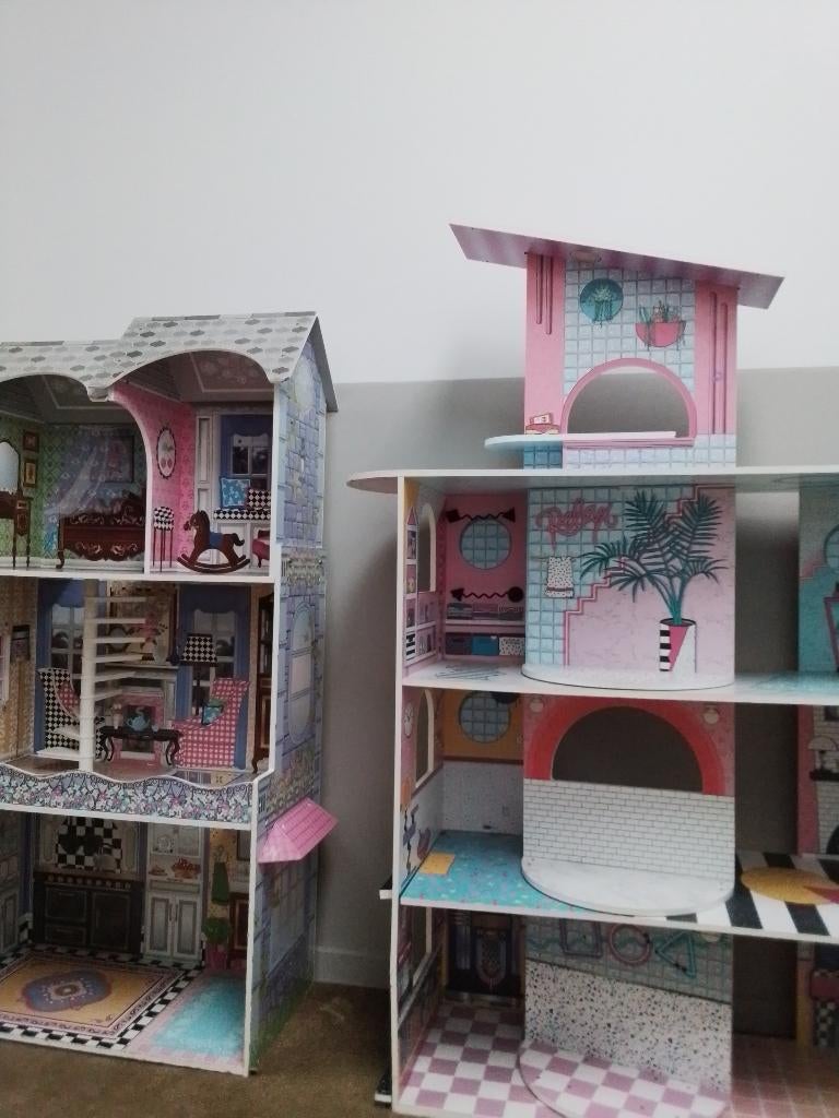 Xxl Poppenhuizen twee maal, Ophalen, Gebruikt, Poppenhuis