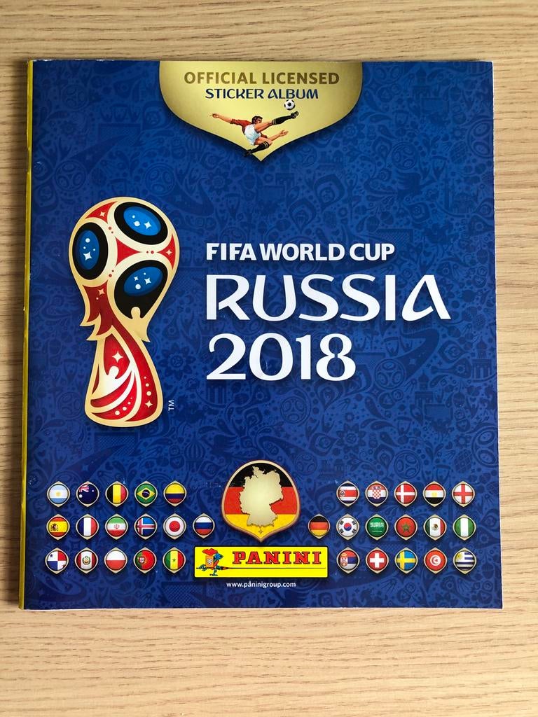 Panini FIFA World Cup Rusland 2018 Sticker Album (leeg), Ophalen of Verzenden, Zo goed als nieuw